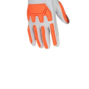 Custom Mechanical Impact TPR <b>Gloves</b> Grain Water Proof Leather Safety <b>Glove</b> Premium Quality Mechanical <b>Gloves</b> - Product Image 5