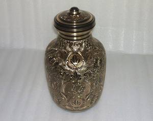 Gravure à la main cendres humaines urnes de crémation Design unique élégant pour fournitures funéraires urnes en métal au prix de gros nouveau souvenir - Product Image 5