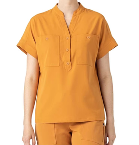 Nuevo diseño de ropa de enfermería para mujer, conjunto de Top y pantalón, conjuntos de uniformes, ropa de trabajo de talla grande de manga corta, uniforme médico - Product Image 1