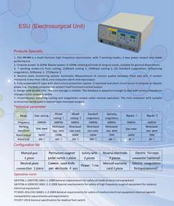 <span class=keywords><strong>Unit</strong></span> Bedah Elektrokauter Medis Hewan Instrumen Bedah Hewan Elektrokauter - Product Image 4