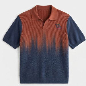 Polo en tricot décontracté pour homme, manches courtes, qualité supérieure, logo personnalisé, marque privée, vente en gros - Product Image 1