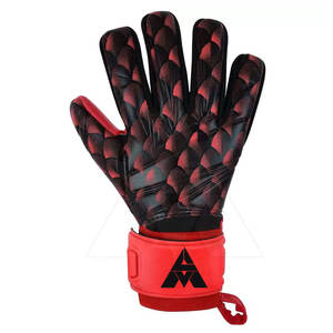 Gants de gardien de but en cuir professionnels avec protection des doigts, respirants, légers et coupe-vent, sangle de poignet réglable - Product Image 2