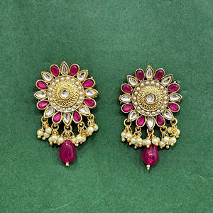 Antique Classic Fashion Tops with Gold Plating High Quality Wholesale Fashion Hoop Earrings - Product Image 2