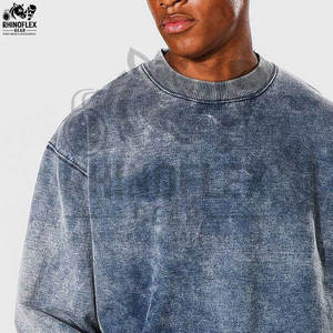 Sudaderas con Lavado Ácido para Hombre, Logotipo Personalizado, Superventas, Básicas, Mezcla de Algodón, Secado Rápido, Cómodas - Product Image 5