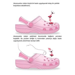 Ornamento pantofola-jibbitz-farfalla viola-charm-portachiavi-bracciale gioielli