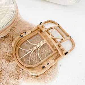 Chaise de plage pliable à assise basse, chaises en rotin tressées à la main pour la détente en plein air, vente en gros - Product Image 4