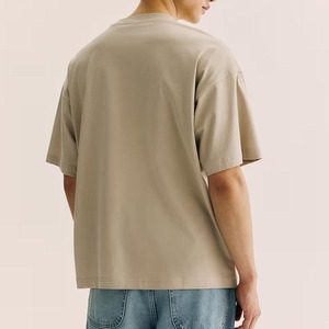 Camisetas personalizadas para hombres 100% algodón al por mayor camiseta Unisex Loose Fit impreso logo alta calidad peso pesado personalizado Boxy camisas - Product Image 6