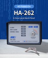 Caja de control de alarma de 6 zonas local HA-262 con control de interruptor de llave (No necesita programa)