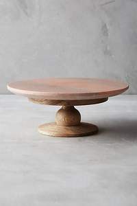 SUPPORT À GÂTEAUX De Haute Qualité Vente Chaude Acacia En Bois Pied Haut Plateau Rond En Bois Gâteau Stand pour Servir Gâteaux et Fruits - Product Image 4