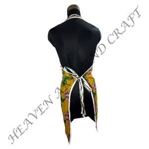 Handmade Kantha Reversible Patchwork <b>Apron</b> Vintage Indian Cotton <b>Kitchen</b> <b>Apron</b> Indian Kantha Vintage <b>Apron</b> Recycled Cookware - Product Image 3