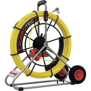 Tige en fibre de verre RUNPOTEC pour systèmes électriques de camping-cars, modèles GF 7.5 GF 9, longueur de la bande 120 m, rayon de flexion 500 mm, diamètre du câble 7.5 - Product Image 1