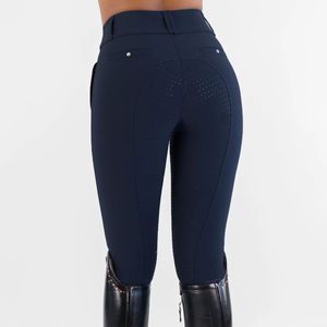 Pantalones ecuestres de mujer de alta calidad, agarre completo, ropa personalizada elegante a granel, pantalones de montar a caballo al por mayor - Product Image 3