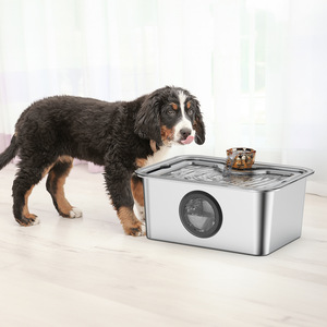 Vente en gros de fournitures pour animaux de compagnie <span class=keywords><strong>Fontaine</strong></span> <span class=keywords><strong>à</strong></span> <span class=keywords><strong>eau</strong></span> automatique en acier inoxydable 12L ultra silencieuse pour usage domestique - Product Image 1