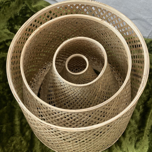 Diseño rústico bambú árbol de Navidad anidación alta calidad ecológico árbol de Navidad fiesta decoración handwicker de Vietnam - Product Image 2