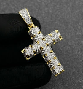 Pendentif Hip Hop, cadeau de Noël, bijoux fins, pendentifs et breloques, argent sterling 925, or glacé, cadeau d'anniversaire pour lui - Product Image 5