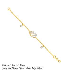 Bracelet en diamant Timora en or Bracelets élégants et luxueux pour femme - Product Image 1