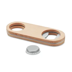 Ouvre-bouteille en bambou personnalisé VALBAMPER, tire-bouchon de qualité supérieure, gadgets - Product Image 4