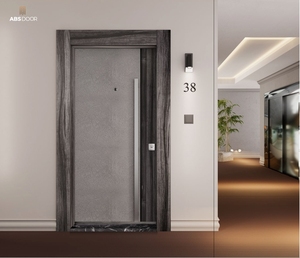 ABSDOOR Acier inoxydable Design moderne Sécurité ultime Haute sécurité Entrée intérieure Direct usine Isolation thermique et acoustique Villa - Product Image 3