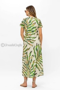 คุณภาพสูงทำจากผ้าฝ้ายทอเปิดมีซิปด้านหลังเรียงรายผ่านร่างกาย - Product Image 6