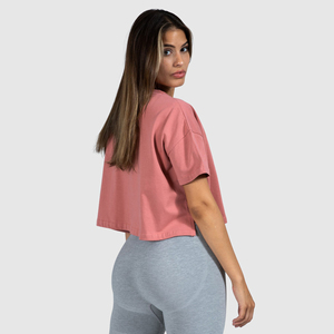 Camisetas de Algodón Transpirables, Cómodas y Ecológicas de Último Diseño 2025 para Mujer, Talla Grande, Color Sólido, Personalizadas, OEM, Bajo Costo - Product Image 4