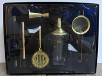 Kit de barman KLP, best-seller, en acier inoxydable, ensemble de 8 outils de bar, ensemble de shaker à cocktails