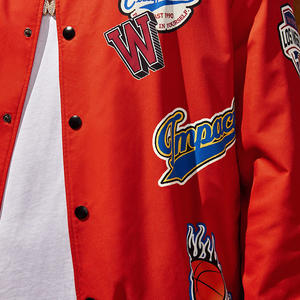 Chaquetas de satén personalizadas para hombre Chaqueta de equipo deportivo de satén de béisbol Tasa de venta total 2025 Chaqueta de satén - Product Image 5