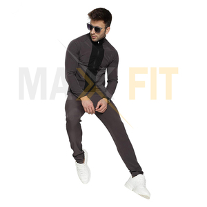 ชุดวอร์มแขนยาวสำหรับผู้ชายสำหรับฝึกซ้อมออกแบบโลโก้ได้ตามต้องการสำหรับผู้ชายโดยบริษัท Maxfit - Product Image 3