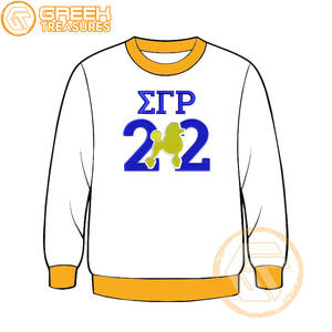 Sudadera de lana de algodón Sigma Gamma Rho personalizada de alta calidad, Jersey bordado, chaqueta para mujer, ropa griega, estilo de hermandad - Product Image 2