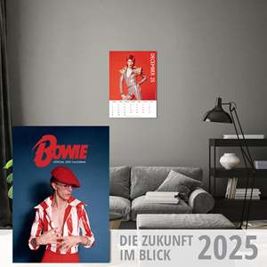 Calendario de Escritorio Personalizado de David Bowie 2025, Calendario de Pared, Material de Papel para Impresión, para Uso en Oficina y Hogar, con Función de Reloj - Product Image 5