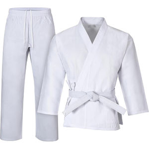 Traje de Karate ligero y transpirable de ajuste personalizado con cinturón elástico al por mayor para entrenamiento y lucha de Karate - Product Image 1