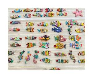 Vivid Colors Wooden Painted <b>Toys</b> - ASTM Wooden Painted <b>Toy</b> <b>Fish</b> with Non-Toxic Materials, Wooden <b>Toys</b> with Safe Export Quality - Product Image 1