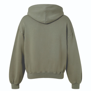 Sudaderas con capucha unisex personalizadas para venta al por mayor sudaderas de lana gruesa para hombres tops con capucha de algodón de gran tamaño con bolsillo - Product Image 6