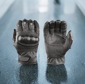 Gants de protection pour les mains, à doigts entiers, renforcés, résistants aux coupures, compatibles avec les écrans tactiles, en cuir, fabriqués au Pakistan - Product Image 2
