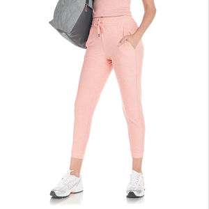 Wholesale Premium Quality Breathable Winter <b>Women's</b> <b>Fleece</b> High Waist Custom Logo Polyester/Cotton <b>Trousers</b> - Product Image 2