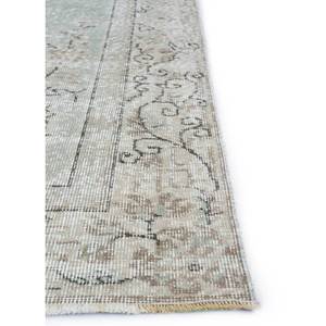 Vintage Green Hand Knotted Wool <b>Rug</b> Large <b>Boho</b> Style Medallion Abstract Rectangle Pattern for Home Entryway Hallway-Pae-2191 - Product Image 4