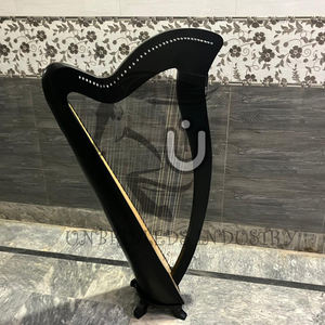 Soporte para Arpa de Palancas de 38 Cuerdas, Color Negro, Madera de Haya de Primera Calidad, Duradero, Fabricado por Unbridleds Industry - Product Image 2