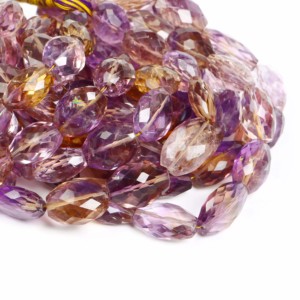 Cuentas Facetadas de Ametrina Natural, Cuentas de Piedras Preciosas Facetadas de Ametrina para la Fabricación de Joyas a Precio de Fabricante desde India al por Mayor - Product Image 6