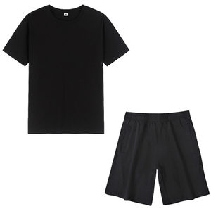 Ensemble short et t-shirt unisexe d'été personnalisés, survêtements décontractés, ensemble short et t-shirt à manches courtes, deux pièces - Product Image 5
