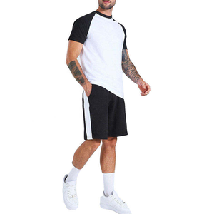 Ensemble de short pour hommes de haute qualité Ensembles de jogging 100% coton Personnalisez votre design et votre logo imprimé Ensemble de shorts grande taille Service OEM - Product Image 6