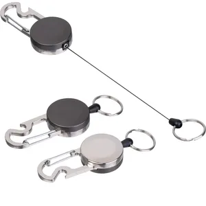 PEGGY Portachiavi Estensibile Personalizzabile, Gadget Personalizzati per Chiavi e Moschettoni, Prodotto Promozionale - Product Image 1