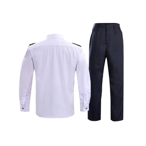 Venta al por mayor de fábrica Logo OEM/ODM Hombres Uniformes de seguridad/Ropa de trabajo de alta visibilidad Uniformes de guardia de seguridad - Product Image 4