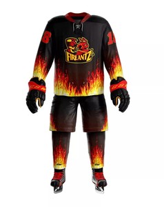Maillot de hockey à la mode, uniforme d'équipe, uniforme de sport, ensemble de hockey sur glace en Polyester, nouveau style, vêtements de hockey avec OEM - Product Image 2