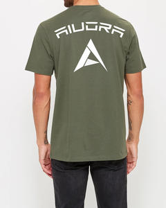 Personalizar 100% algodón de gran tamaño cuello redondo media manga camiseta para hombres con impresión Digital y Emberiodery logotipo personalizado - Product Image 2