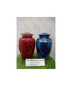 Suministros funerarios de cremación humana de calidad superior Urnas de cremación de aluminio para cenizas humanas de India Por Brassworld India - Product Image 1