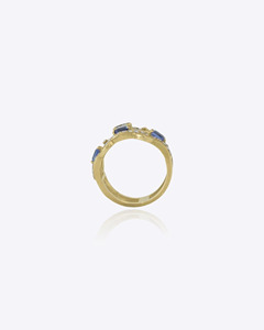 Anillo de Diamantes Polki de Oro de 9K Personalizado para Mujer, Joyería Fina, Anillo de Lujo Tradicional para Novia, Compromiso, Boda, Fiesta - Product Image 5