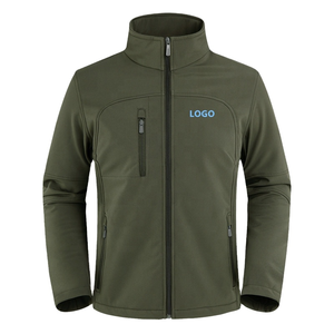 High Quality Custom Logo Waterproof Solid Private Label Men's Top <b>Plain</b> <b>Colour</b> Outdoor Wear Windproof Warm Men Softshell Jacket - Product Image 6