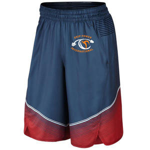 Double couche Sports Fitness Shorts Hommes Couleur Solide Running Activewear Hommes Shorts Avec Poches - Product Image 6