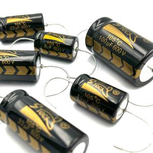 Condensadores electrolíticos de aluminio de alto voltaje-Cables axiales 50UF 600V para radios vintage, televisores, amplificadores de guitarra y equipos de audio - Product Image 4