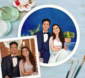 Plaque de nom de personnage personnalisée peinte à la main |   Plaque de porte personnalisée avec nom de maison artisanal, cadre complet, personnage personnalisé, art - Product Image 2