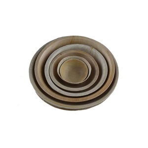 Tazón de sopa redondo profundo de hoja de palma biodegradable, precio a granel con descuento para ocasiones de boda, cuencos de sopa desechables - Product Image 3